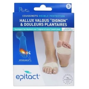 EPITACT TAMPONURI CU DUBLA PROTECȚIE PENTRU HALLUX VALGUS („CĂPĂȚÂNĂ”) MĂRIME S