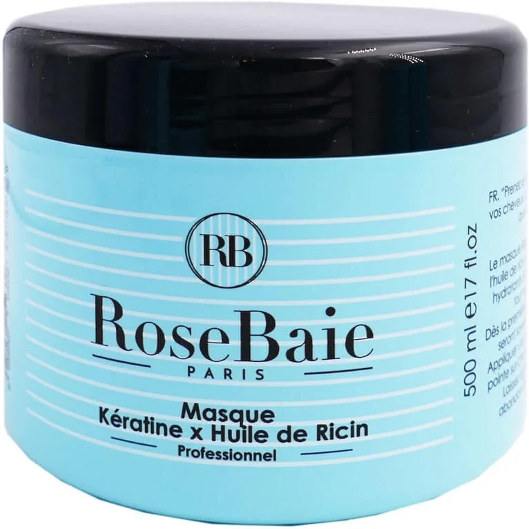 ROSE BAIE – Mască cu keratină și ulei de ricin 500 ml — preț și oferte