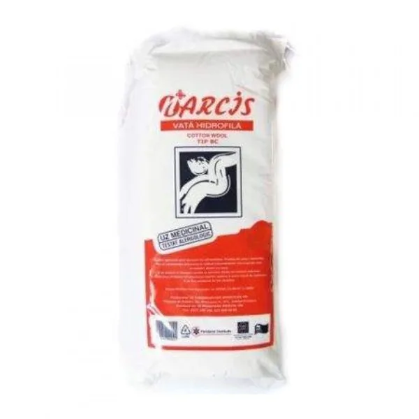 Vata bumbac 100%  cu capison, Narcis | 80 g — preț și oferte