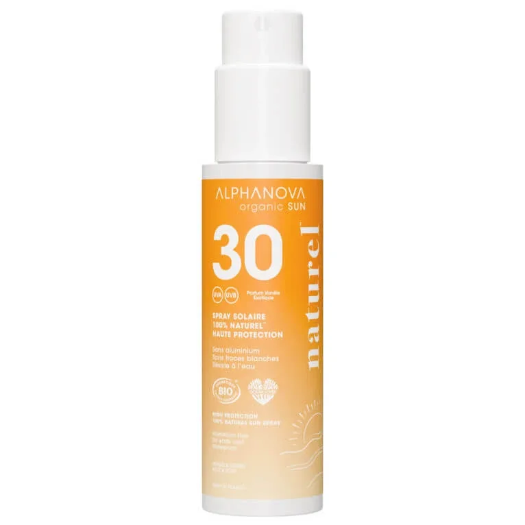ALPHANOVA BIO SPRAY DE PROTECȚIE SOLARĂ SPF30 NATURAL 100G — preț și oferte