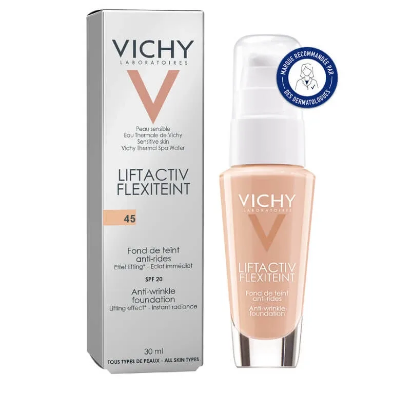 VICHY LIFTACTIV FLEXILIFT FOND DE TEN ANTI-RIDURI nr. 45 30 ml — preț și oferte
