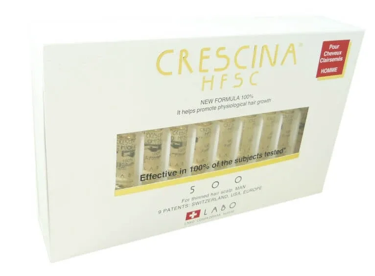 CRESCINA HFSC 500 PENTRU BĂRBAȚI 20 DE FIOLELE — preț și oferte