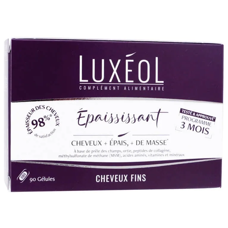 LUXEOL – PRODUS PENTRU ÎNGROȘAREA PĂRULUI FIN – 90 DE CAPSULE — preț și oferte