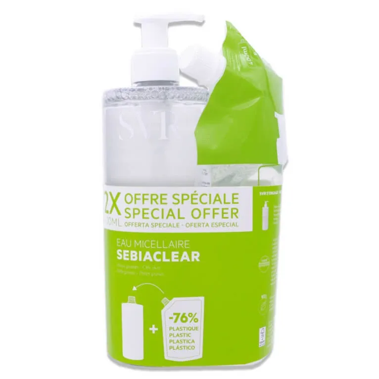 SVR SEBIACLEAR DUO APĂ MICELARĂ + REZERVĂ SVR LABORATORIES — preț și oferte
