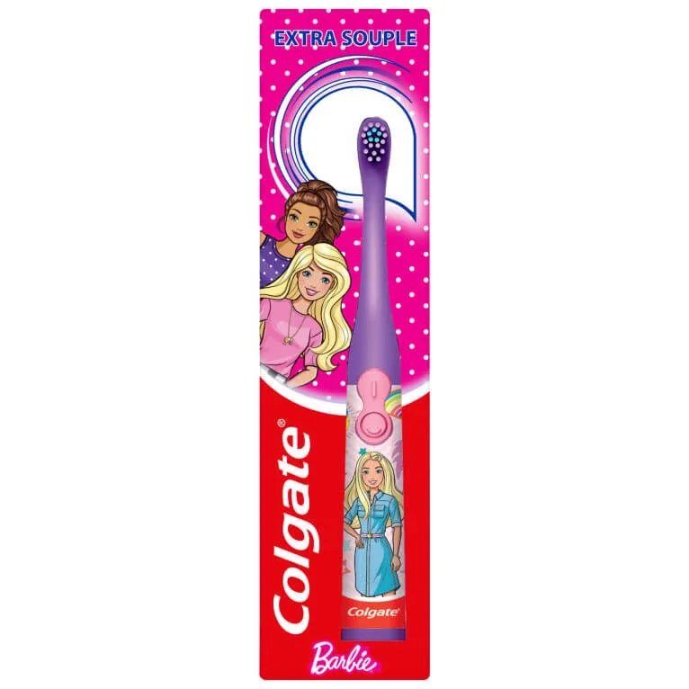 COLGATE BARBIE PERIUȚĂ DE DINȚI CU BATERII, EXTRA MOALE — preț și oferte