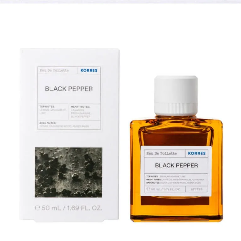 KORRES APĂ DE TOALETĂ PENTRU BĂRBAȚI BLACK PEPPER 50 ML — preț și oferte