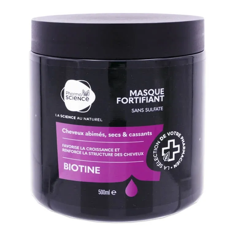 PHARMASCIENCE MASCĂ FORTIFIANTĂ CU BIOTINĂ 500 ML — preț și oferte