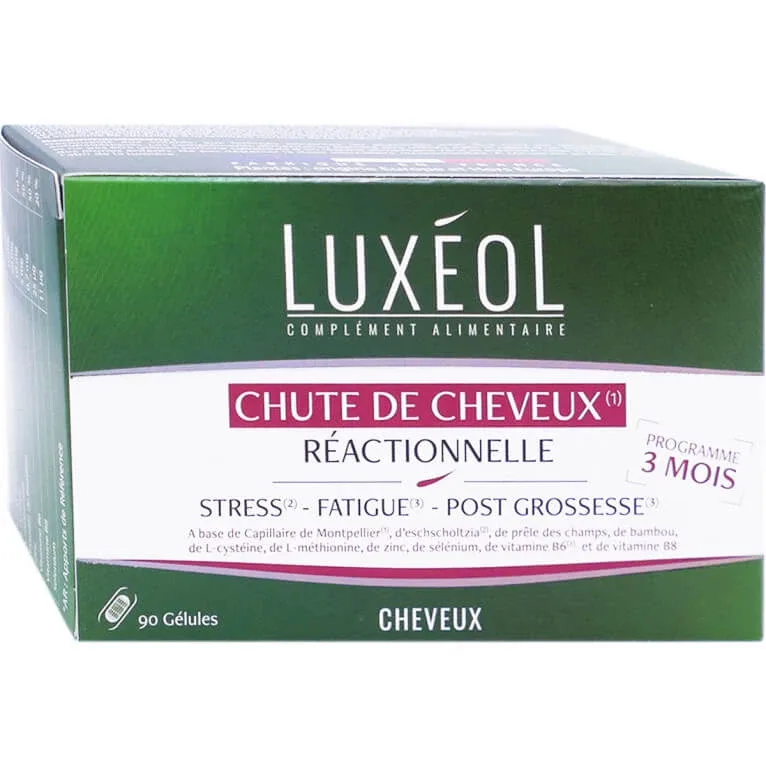 LUXEOL CĂDERE REACȚIONALĂ A PĂRULUI 90 DE CAPSULE — preț și oferte