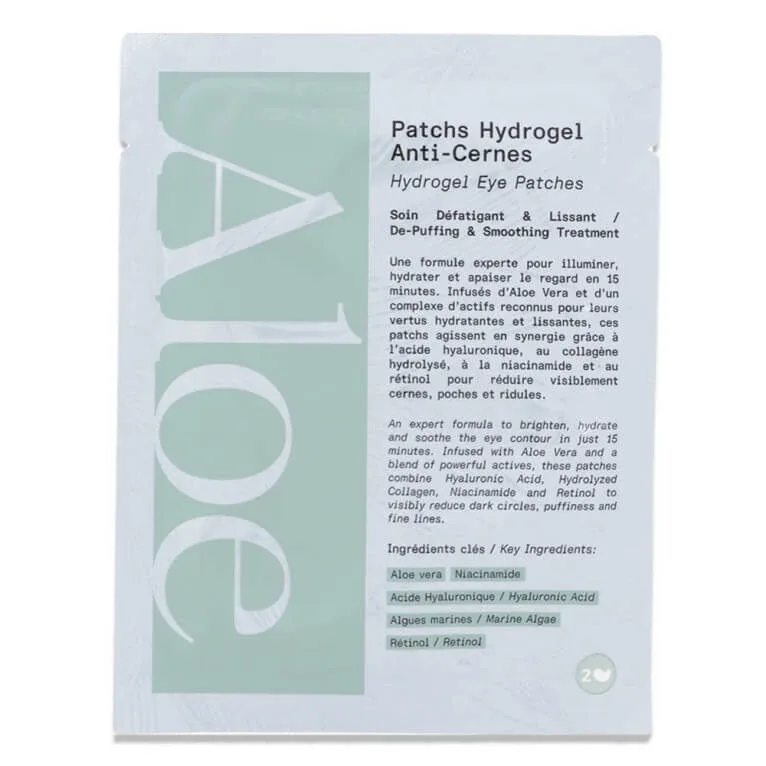 PATCH-URI CU ALOE ȘI HYDROGEL ÎMPOTRIVA CERCURILOR DE SUB OCHI – 2 PATCH-URI — preț și oferte
