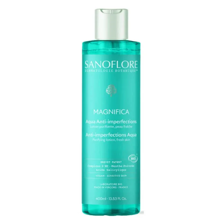 SANOFLORE BIO MAGNIFICA LOȚIUNE AQUA ÎMPOTRIVA IMPERFECȚIUNILOR 400 ML — preț și oferte