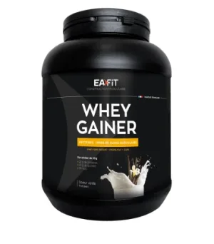 EAFIT GAINER MAX PROTEINE, AROMĂ INTENSĂ DE VANILIE, 1 KG