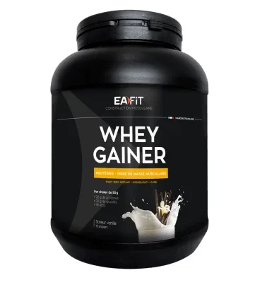 EAFIT GAINER MAX PROTEINE, AROMĂ INTENSĂ DE VANILIE, 1 KG — preț și oferte