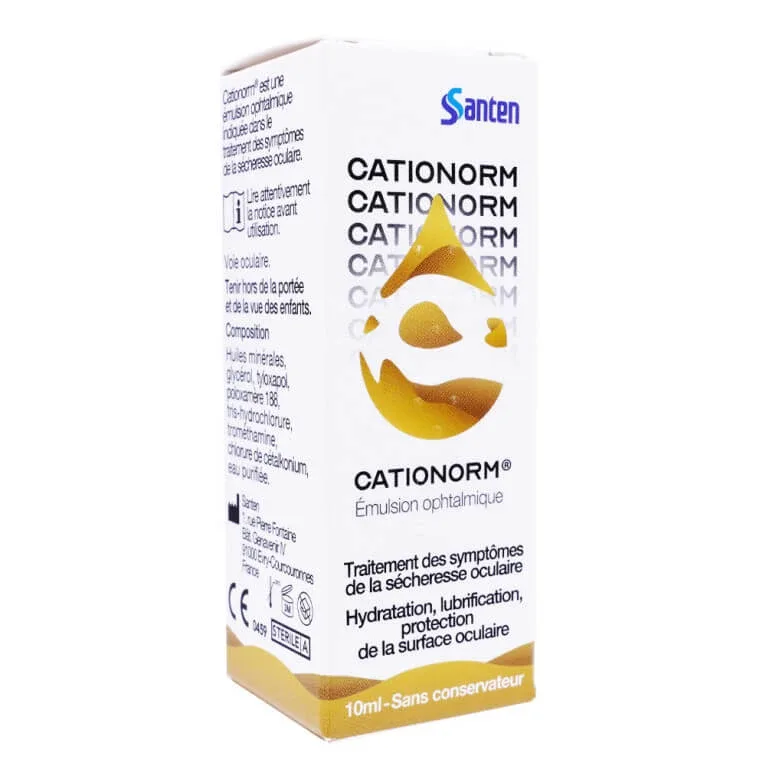 CATIONORM EMULSIE OFTALMICĂ PENTRU USCĂCIUNEA OCULARĂ 10 ML — preț și oferte