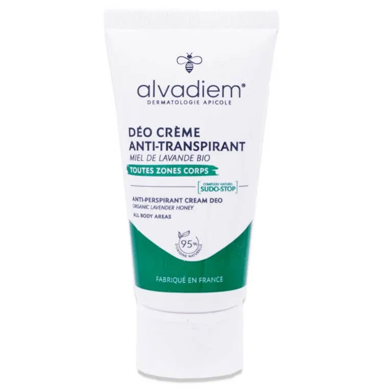 ALVADIEM DEO CREMĂ ANTITRANSPIRANTĂ CU MIERE DE LAVANDĂ ECOLOGICĂ 50 ML — preț și oferte