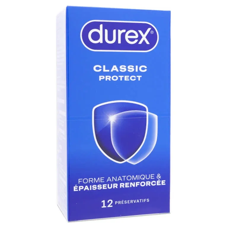 DUREX CLASSIC PROTECT CU GROSIME SPORITĂ, 12 PREZERVATIVE — preț și oferte
