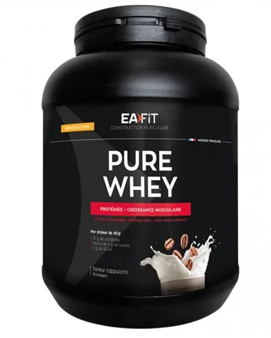 EAFIT PURE WHEY, AROMĂ DE CAPPUCCINO, 750 G — preț și oferte