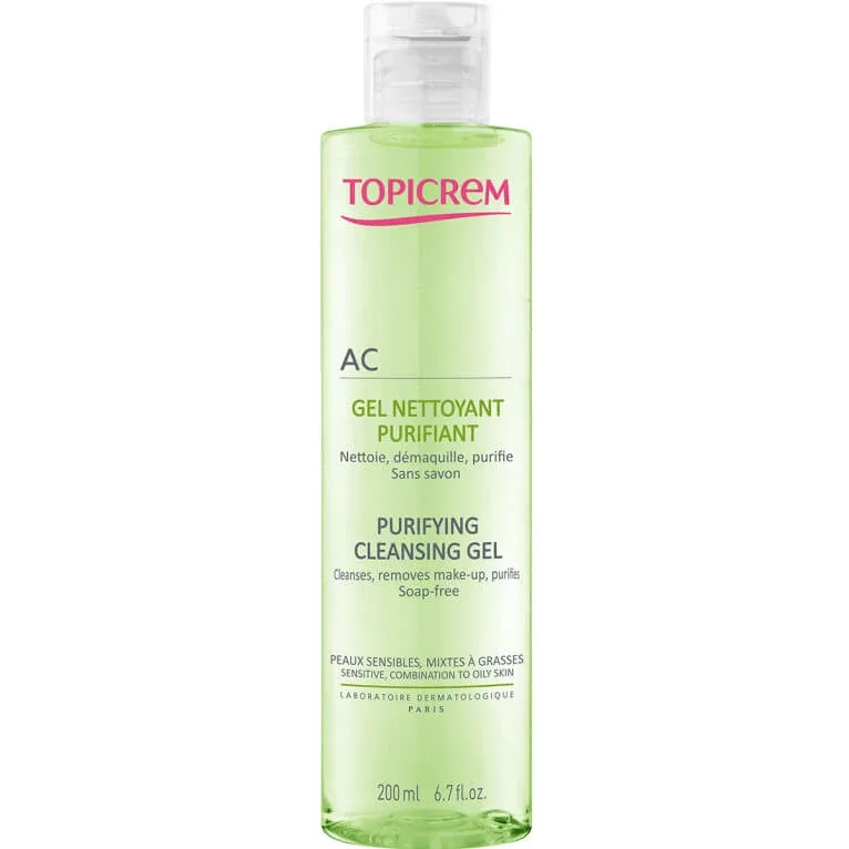 TOPICREM AC GEL DE CURĂȚARE PURIFICANT 200 ML — preț și oferte