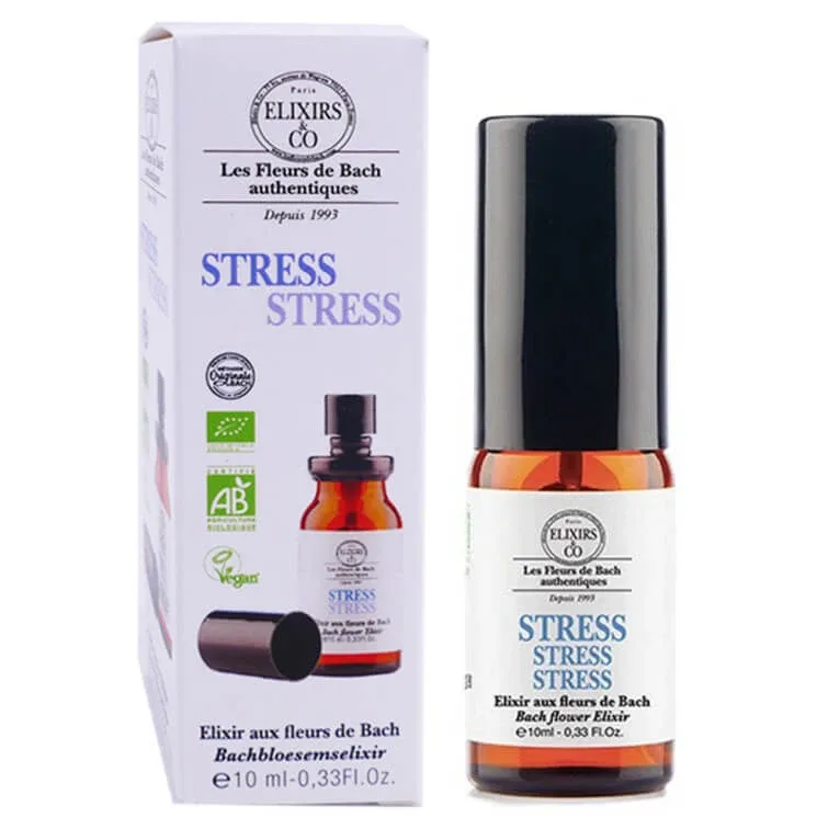 ELIXIRS & CO FLORI DE BACH PENTRU STRES, ECOLOGICE, 10 ML — preț și oferte