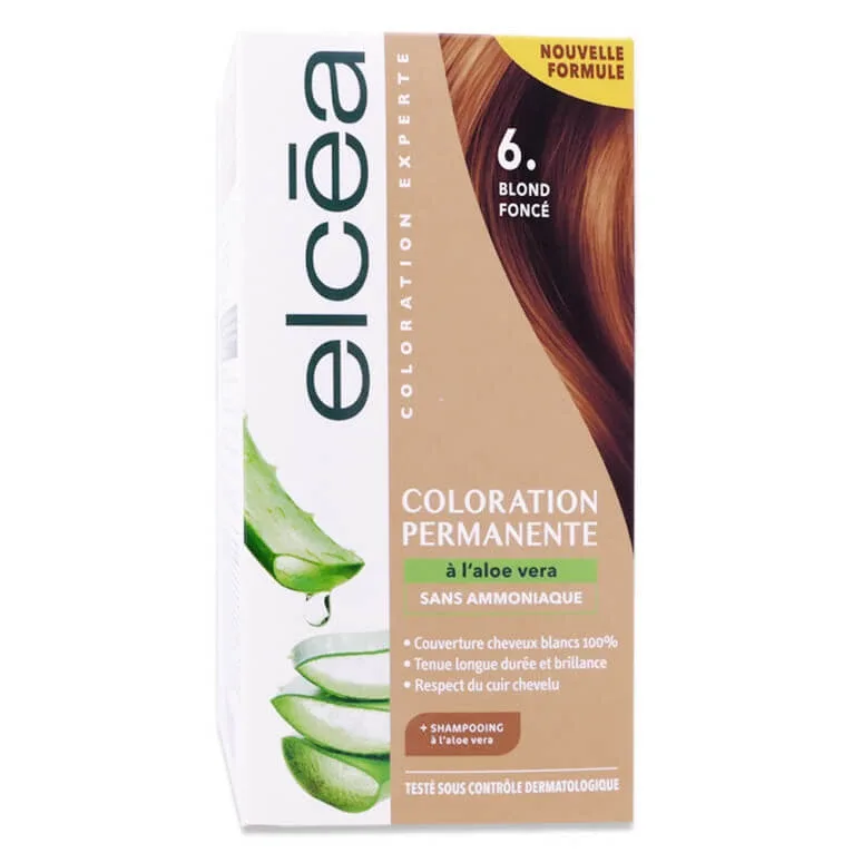 ELCEA VOPSEA PERMANENTĂ ALOE VERA BLOND ÎNCHIS Nr. 6 — preț și oferte