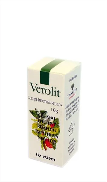 VEROLIT SOLUTIE PT. NEGI   TRANSVITAL TRANSVITAL COSMETICS — preț și oferte