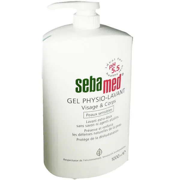 SEBAMED GEL DE CURĂȚARE FIZIOLOGIC PENTRU FAȚĂ ȘI CORP, PIEI SENSIBILE, 1 L — preț și oferte