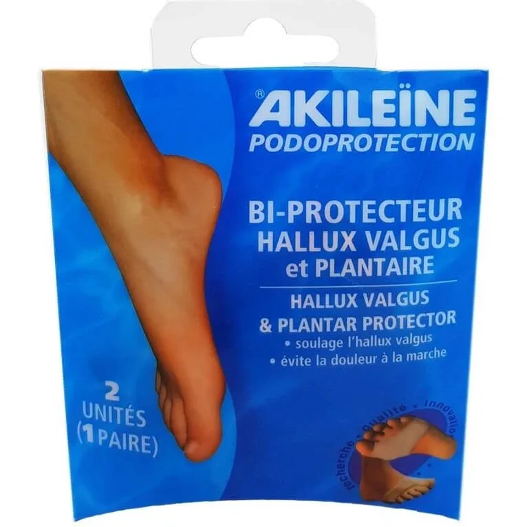 AKILEINE PROTECȚIE DUBLĂ PENTRU HALLUX VALGUS ȘI TALPĂ 1 PERECHE — preț și oferte
