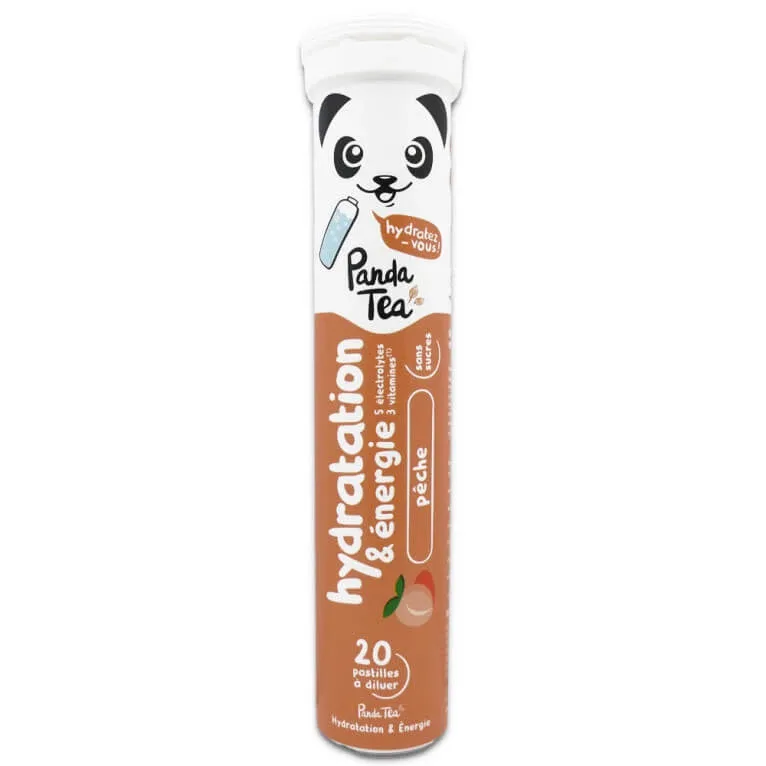 PANDA TEA HIDRATARE ȘI ENERGIE PERSICĂ 20 TABLETE — preț și oferte