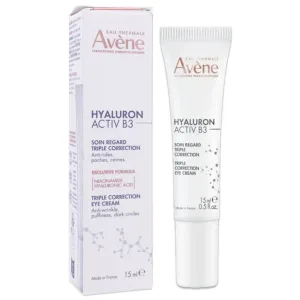 AVENE HYALURON ACTIV B3 TRATAMENT PENTRU OCHI CU TRIPLĂ ACȚIUNE 15 ML
