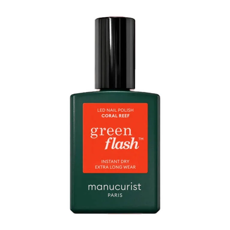 MANUCURIST GREEN FLASH LAC DE UNGHII CORAL REEF 15 ml — preț și oferte