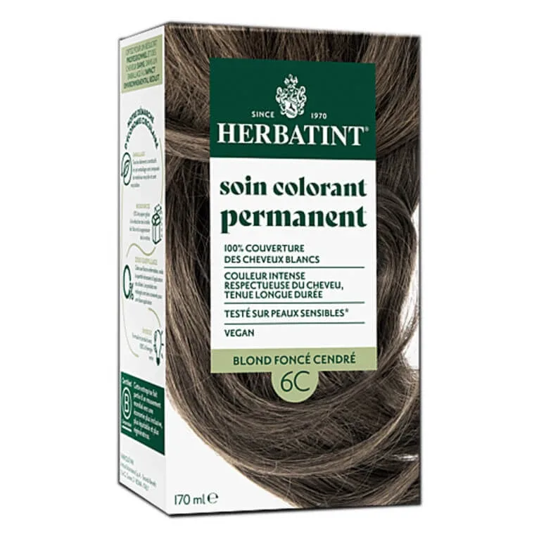 HERBATINT TRATAMENT COLORANT BLOND ÎNCHIS CENUȘIU 6C 170 ML — preț și oferte