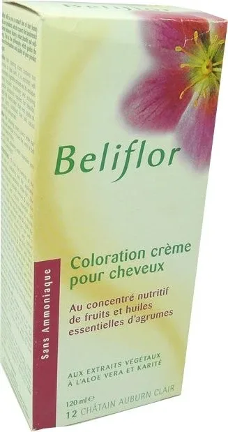 BELIFLOR VOPSEA DE PĂR 12 CASTAN AUBURN DESCHIS 120 ML — preț și oferte