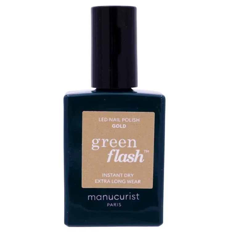 MANUCURIST GREEN FLASH LAC DE UNGHII AURIU 15 ML — preț și oferte