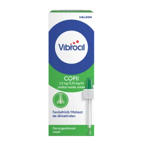 Vibrocil 2,5 mg/0,25 mg/ml, Haleon | 15 ml picaturi nazale
