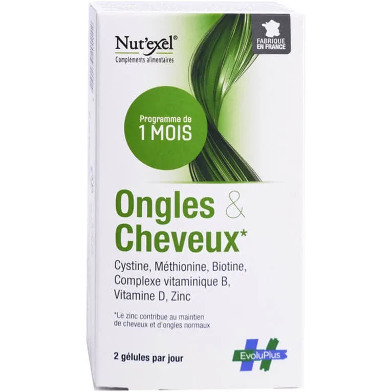 UNGHIILE ȘI PĂRUL 60 DE CAPSULE NUT'EXEL — preț și oferte