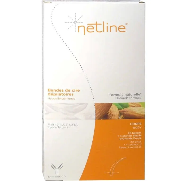 NETLINE BENZI DE Ceară pentru epilare corporală x20 — preț și oferte