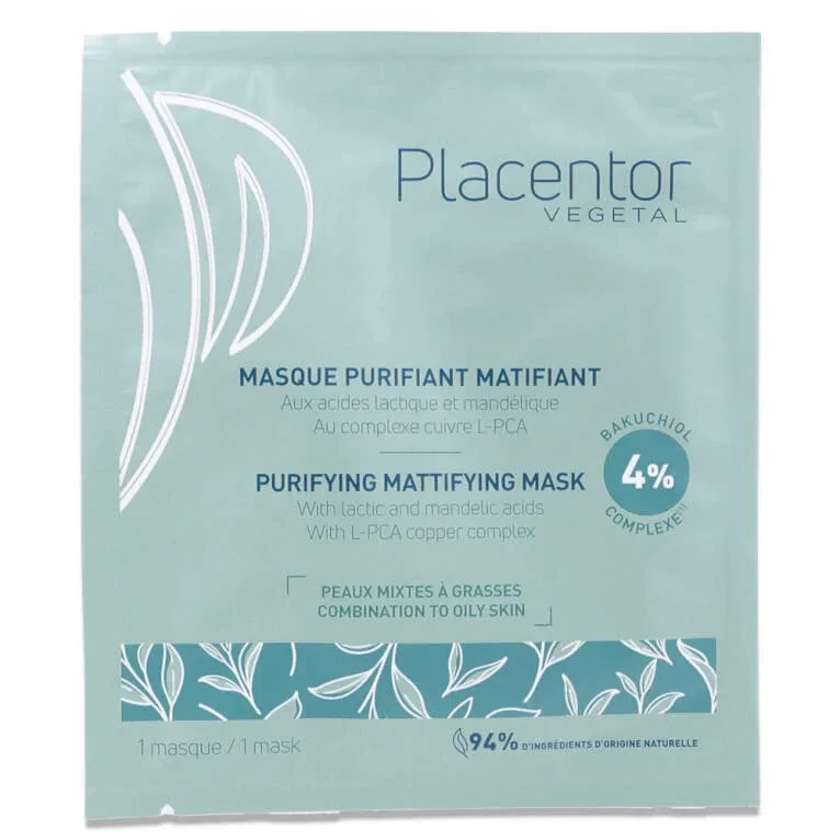 PLACENTOR VEGETAL – Mască purificatoare și matifiantă — preț și oferte
