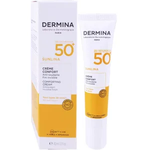 DERMINA SUNLINA CREMĂ DE CONFORT SPF50+ 40 ml