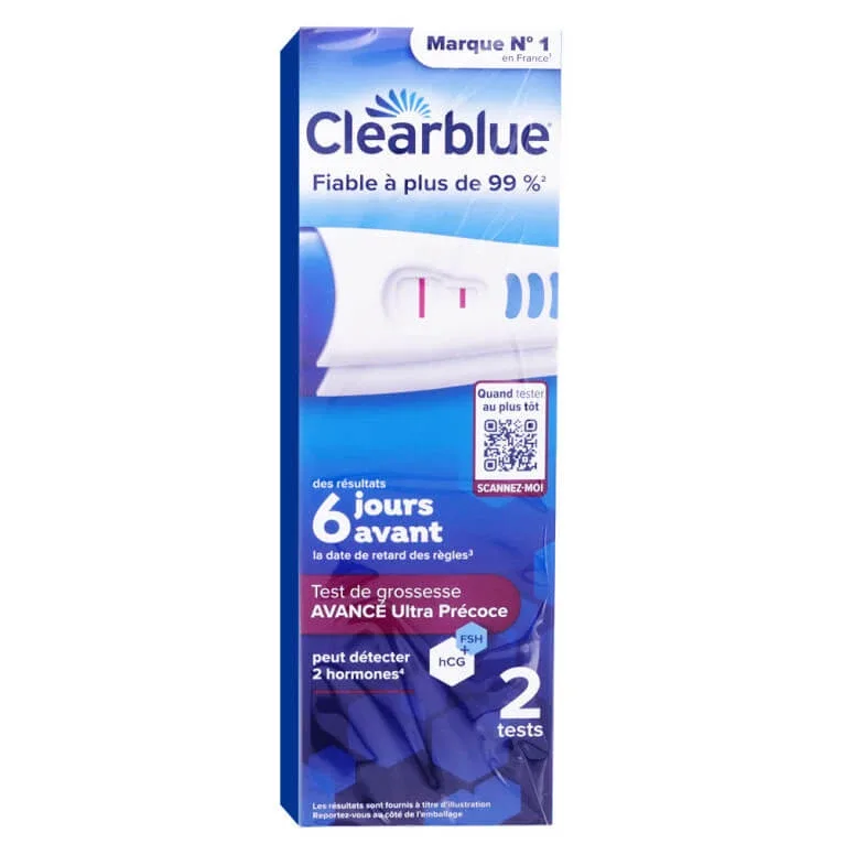 CLEARBLUE TEST DE SARCINĂ AVANSAT, ULTRA-PRECOCE, 2 TESTE — preț și oferte