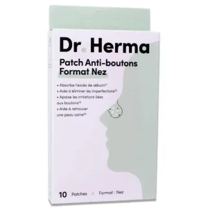 DR HERMA 10 plasturi anti-acnee pentru nas
