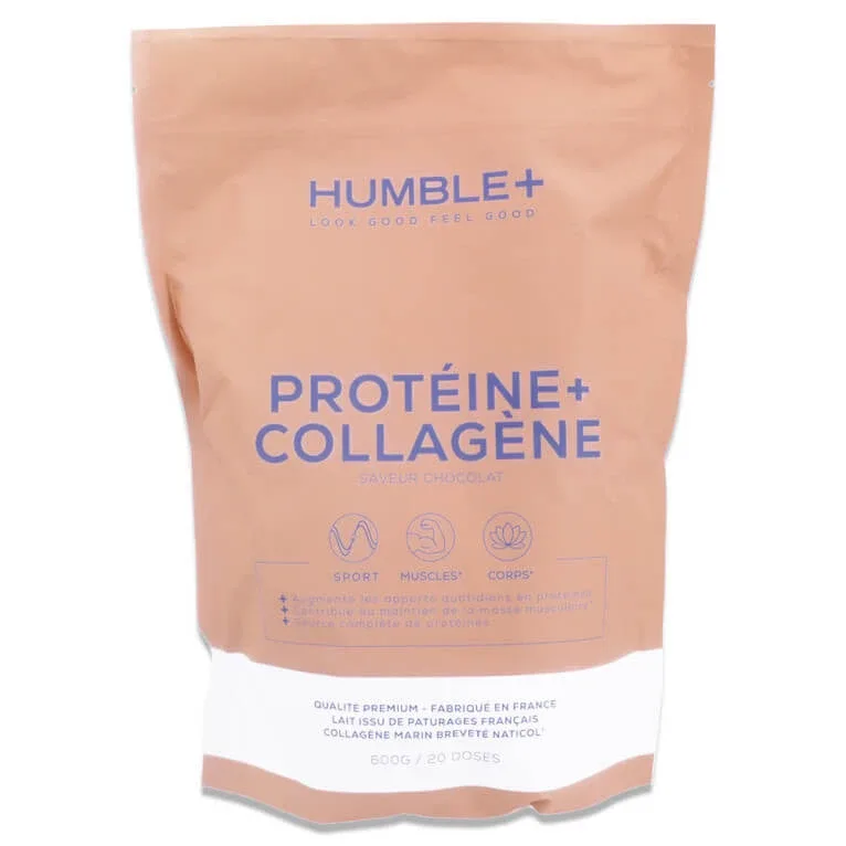 HUMBLE + PROTEINE + COLAGEN, AROMĂ DE CIOCOLATĂ, 600 G — preț și oferte
