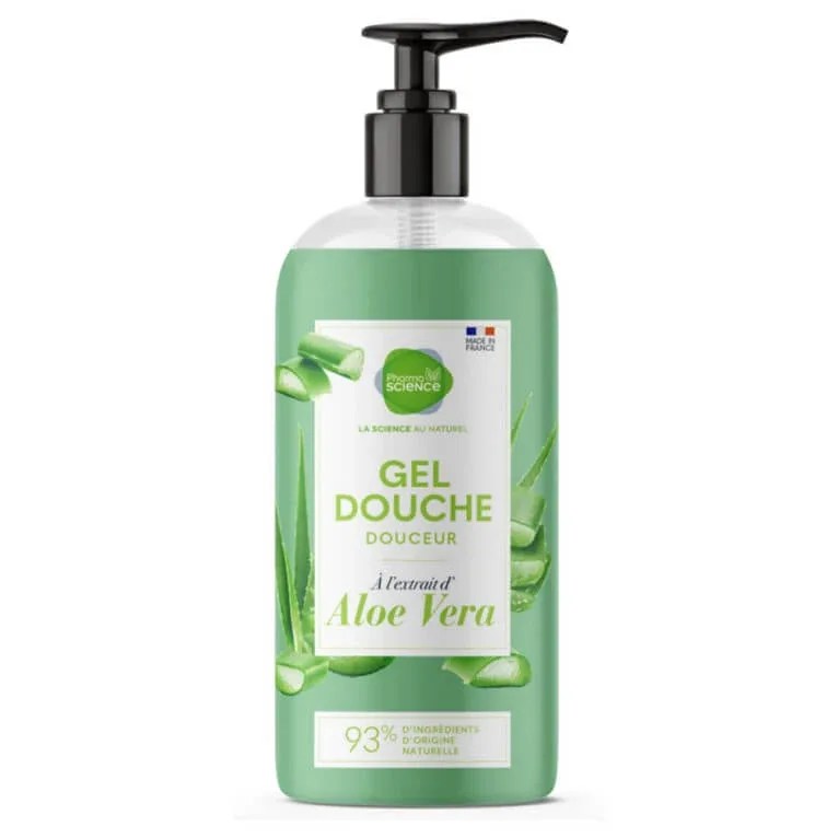 PHARMASCIENCE GEL DE DUȘ DELICAT CU ALOE VERA 1 L — preț și oferte