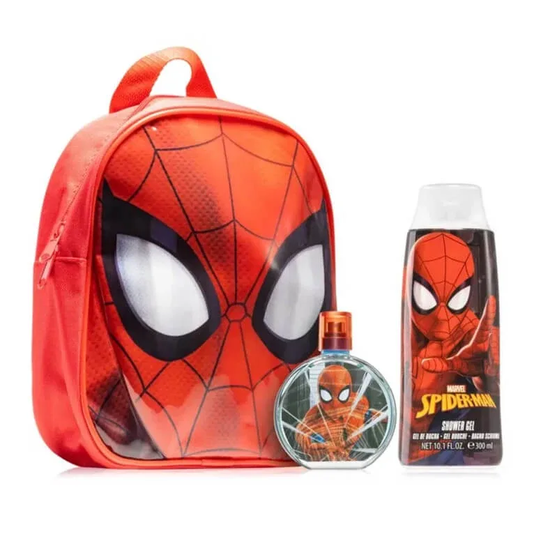 AGETI RUCSAK SPIDERMAN + APĂ DE TOALETĂ 50 ML + GEL DE DUȘ 300 ML — preț și oferte
