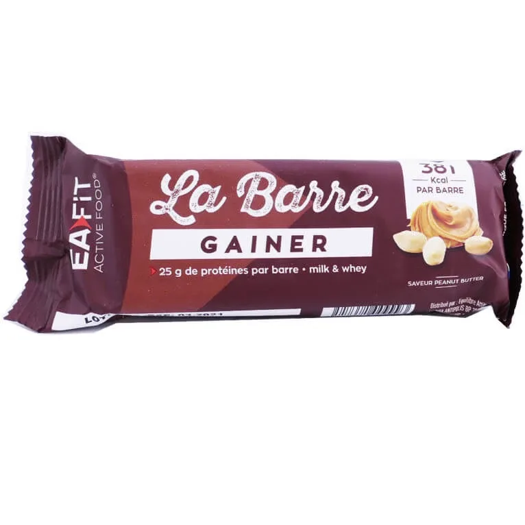 EAFIT LA BARRE GAINER CU AROMĂ DE UNT DE ALUNE 25G — preț și oferte