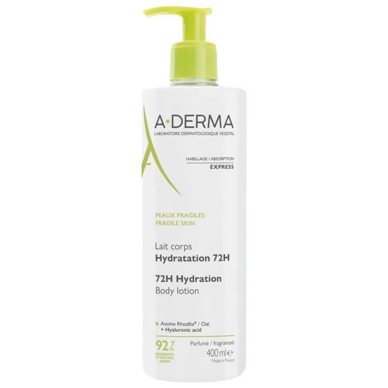ADERMA LOIUNE DE CORP CU HIDRATARE DE 72 DE ORE 400 ML — preț și oferte