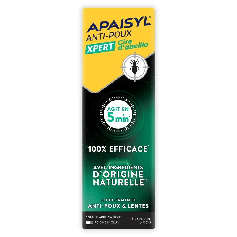APAISYL XPERT LOȚIUNE CU Ceară de albine împotriva păduchilor 200 ml + pieptene — preț și oferte