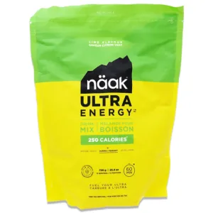 NAAK ULTRA ENERGY DRINK MIX CU AROMĂ DE LĂMÂIE VERDE 720G