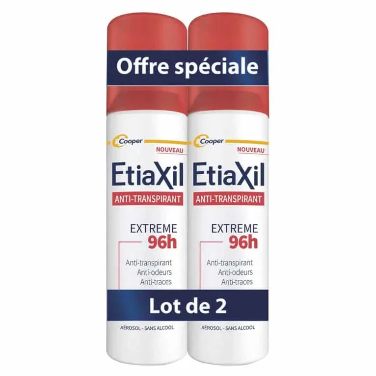 ETIAXIL DEODORANT ANTITRANSPIRANT 96H SET DE 2X150ML — preț și oferte