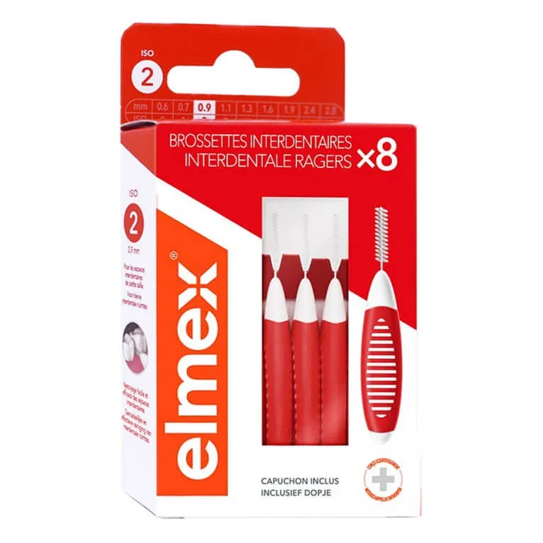ELMEX PERIUȚE INTERDENTARE ISO2 0,9 MM, CUTIE DE 8 — preț și oferte