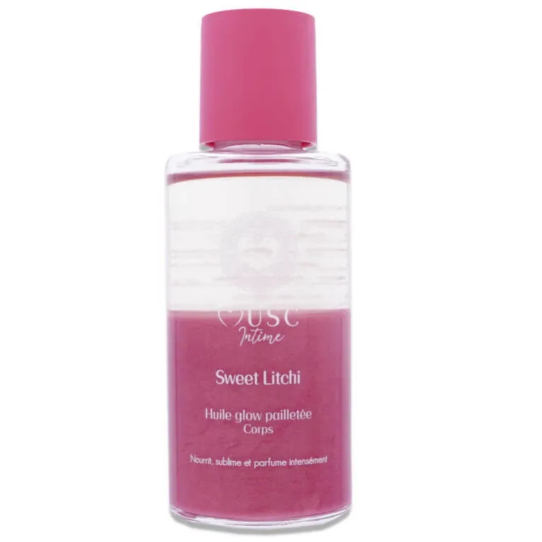 MUSC INTIM SWEET LITCHI ULEI CU PAILETTE PENTRU CORP 100 ML — preț și oferte