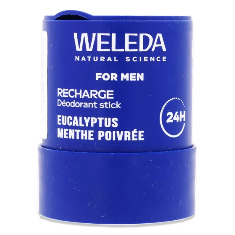 WELEDA FOR MEN REZERVĂ DE DEZODORANT CU EUCALIPT ȘI MENTĂ PIPERATĂ 50 G — preț și oferte